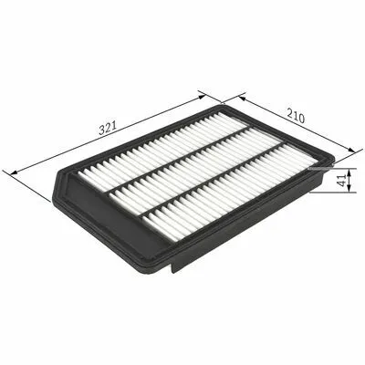 BOSCH F 026 400 419 Filtro Aria Di Tendenza