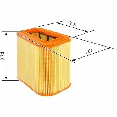Nuova Collezione BOSCH F 026 400 431 Filtro Aria