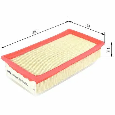 Prezzo Basso BOSCH F 026 400 433 Filtro Aria