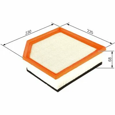 BOSCH F 026 400 451 Filtro Aria Sconto