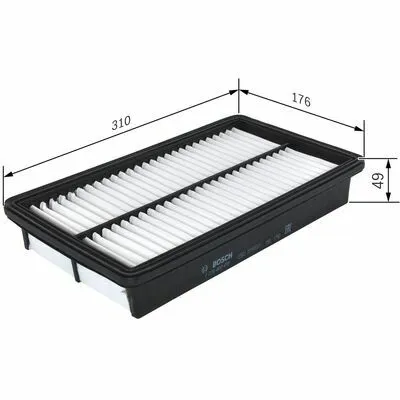 Promozione BOSCH F 026 400 495 Filtro Aria