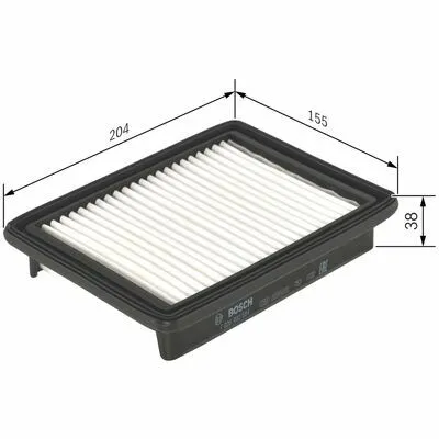 BOSCH F 026 400 584 Filtro Aria Compra Online