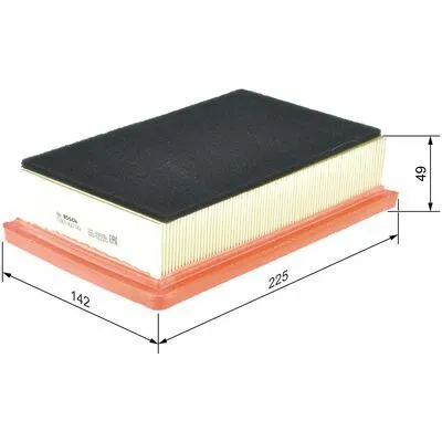BOSCH F 026 400 589 Filtro Aria Ultime Pezzi