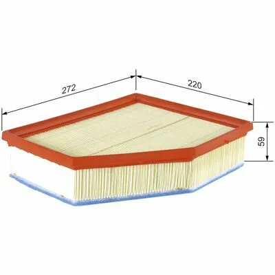 BOSCH F 026 400 615 Filtro Aria Soddisfatti O Rimborsati