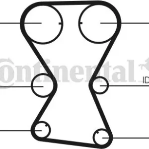 Consegna Rapida CONTITECH CT1000 Cinghia Dentata