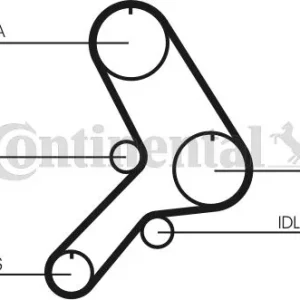 Compra Oggi Stesso CONTITECH CT613 Cinghia Dentata