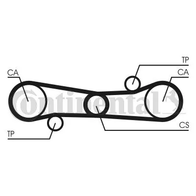 Bestseller CONTITECH CT654 Cinghia Dentata