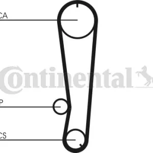 Prezzo Basso CONTITECH CT655 Cinghia Dentata