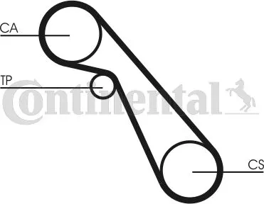 CONTITECH CT703 Cinghia Dentata Direttamente Dal Produttore
