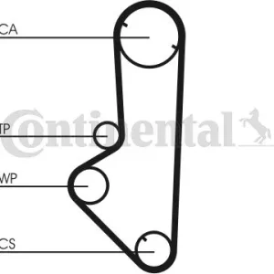 Popolare CONTITECH CT707 Cinghia Dentata