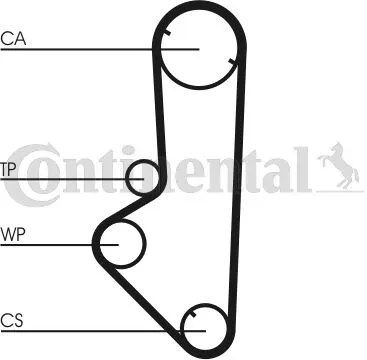 Popolare CONTITECH CT707 Cinghia Dentata