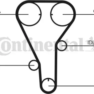 Prezzo Scontato CONTITECH CT787 Cinghia Dentata