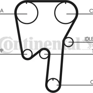 Ultimissimo Modello CONTITECH CT982 Cinghia Dentata