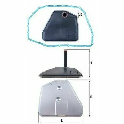 Più Venduto KNECHT HX 164D Kit Pezzi, Cambio Automatico-Cambio Olio
