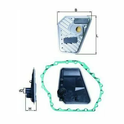 KNECHT HX 168D Kit Pezzi, Cambio Automatico-Cambio Olio Economico