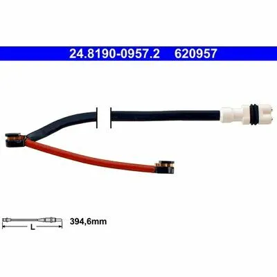 ATE 24.8190-0957.2 Contatto Segnalazione, Usura Past. Freno/mat. d‘Attrito Promo Stagionale