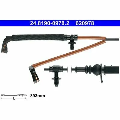 Bestseller ATE 24.8190-0978.2 Contatto Segnalazione, Usura Past. Freno/mat. d‘Attrito