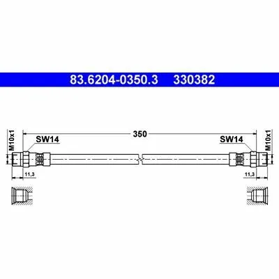 Nuovo Arrivo ATE 83.6204-0350.3 Flessibile del Freno