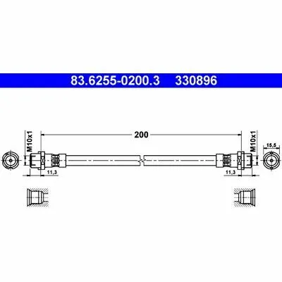 Acquista Ora ATE 83.6255-0200.3 Flessibile del Freno