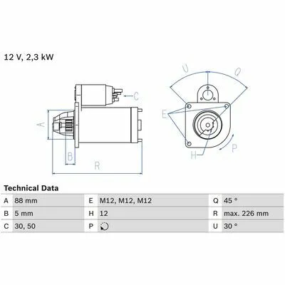 BOSCH 0 986 024 240 Motorino d‘Avviamento Miglior Prezzo