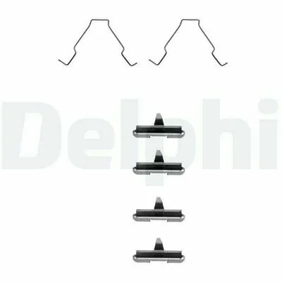 Pagamento Sicuro DELPHI LX0267 Kit Accessori, Pastiglia Freno