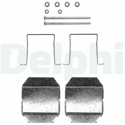 DELPHI LX0338 Kit Accessori, Pastiglia Freno Saldi