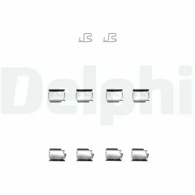Soddisfatti O Rimborsati DELPHI LX0343 Kit Accessori, Pastiglia Freno