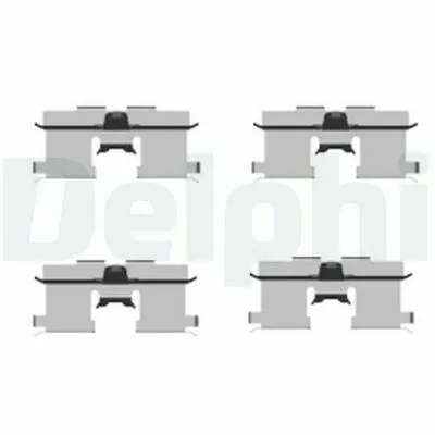 Bestseller DELPHI LX0407 Kit Accessori, Pastiglia Freno