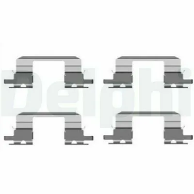 Scelto Dai Clienti DELPHI LX0431 Kit Accessori, Pastiglia Freno
