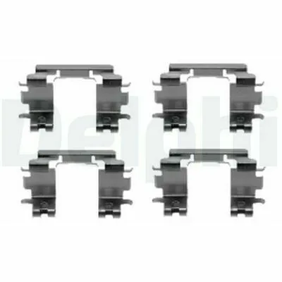 DELPHI LX0433 Kit Accessori, Pastiglia Freno Nuovo Arrivo