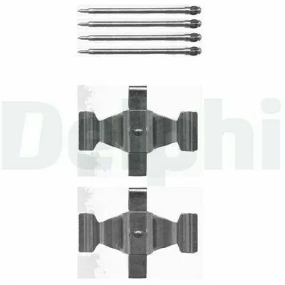 DELPHI LX0464 Kit Accessori, Pastiglia Freno Scelto Dai Clienti