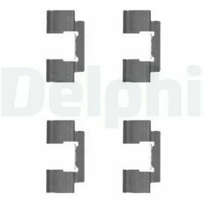 DELPHI LX0481 Kit Accessori, Pastiglia Freno Esclusivo