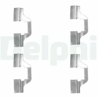 DELPHI LX0492 Kit Accessori, Pastiglia Freno Ultima Occasione