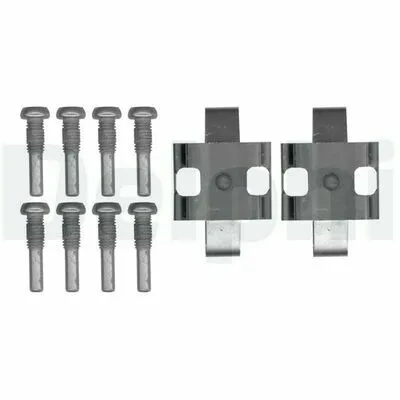 Consegna Rapida DELPHI LX0543 Kit Accessori, Pastiglia Freno