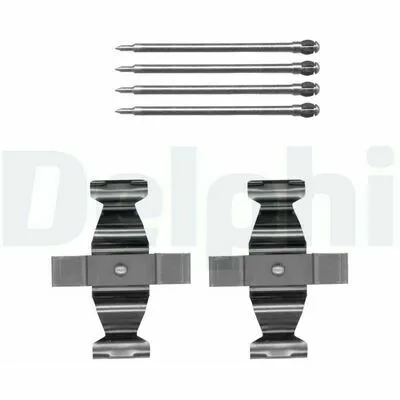 Professionale DELPHI LX0546 Kit Accessori, Pastiglia Freno