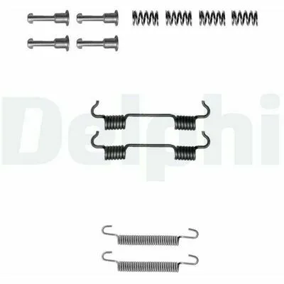 Consegna Rapida DELPHI LY1297 Kit Accessori, Ganasce Freno