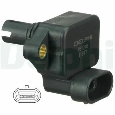DELPHI PS10188 Sensore, Pressione Collettore d‘Aspirazione Occasione Imperdibile