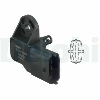 Prezzo Scontato DELPHI PS10226 Sensore, Pressione Collettore d‘Aspirazione