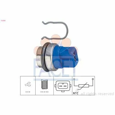 FACET Made in Italy - OE Equivalent 7.3101 Sensore, Temperatura Refrigerante Promo Stagionale