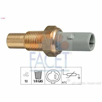FACET Made in Italy - OE Equivalent 7.3184 Sensore, Temperatura Refrigerante Miglior Prezzo