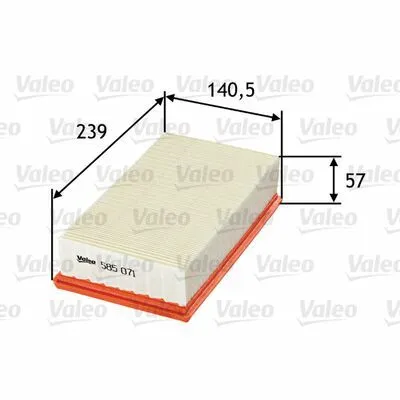Esclusivo VALEO 585071 Filtro Aria