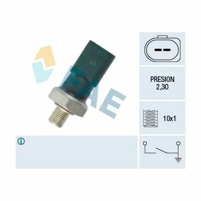 Consegna Rapida FAE 12891 Interruttore a Pressione Olio