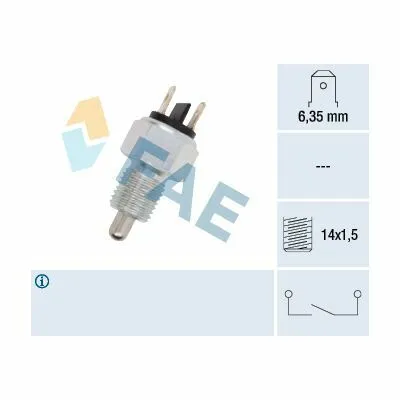 Popolare FAE 40500 Interruttore, Luce di Retromarcia