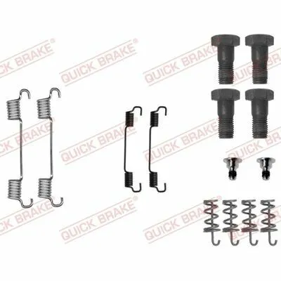 Professionale QUICK BRAKE 105-0716 Kit Accessori, Ganasce Freno Stazionamento