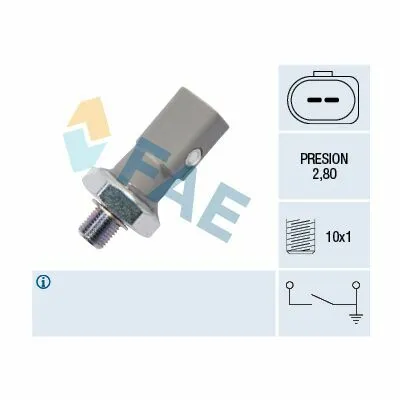 Ultime Pezzi FAE 12855 Interruttore a Pressione Olio