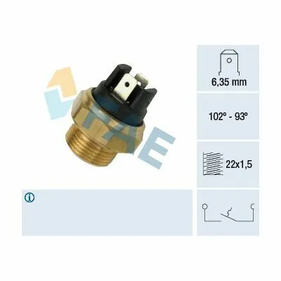 FAE 37410 Sensore, Temperatura Refrigerante Prezzo Basso