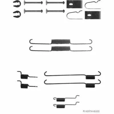 HERTH+BUSS JAKOPARTS J3566002 Kit Accessori, Ganasce Freno A Buon Prezzo