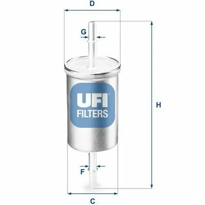 UFI 31.769.00 Filtro Carburante Compra Adesso