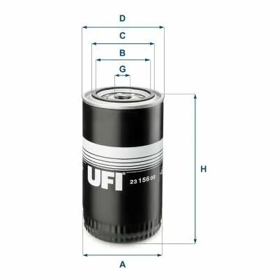 Must-Have UFI 23.156.00 Filtro Olio