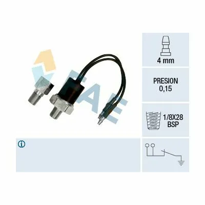 Must-Have FAE 12540 Interruttore a Pressione Olio